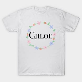 Chloe name design T-Shirt